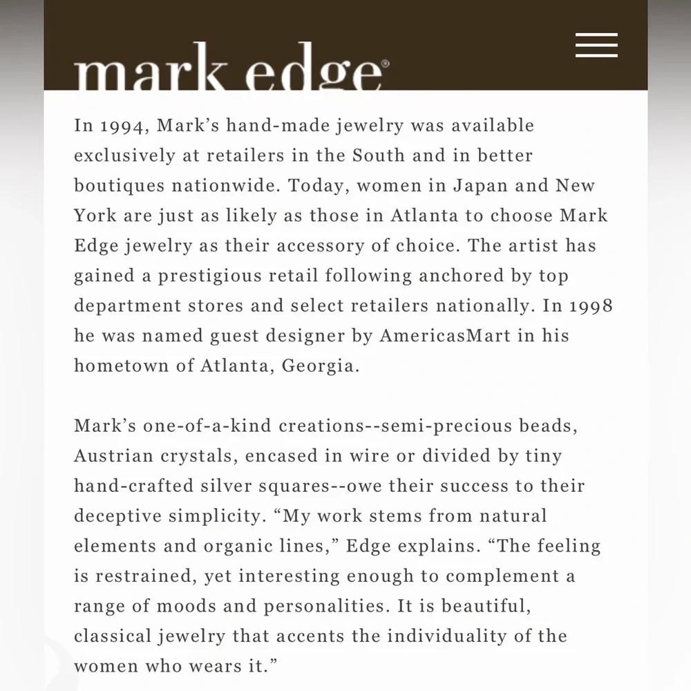 Mark Edge brass tone